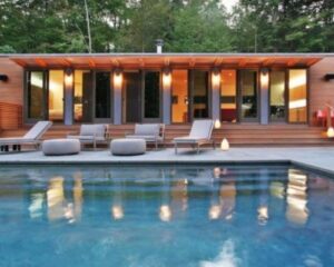 Shipping Container Pool House